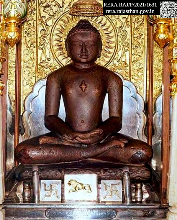 Dedicated Diagmabar Jain Temple: Platinum Greens Opulence: Best 3BHK 4BHK Flats in Mansarovar, Jaipur Dedicated Diagmabar Jain Temple