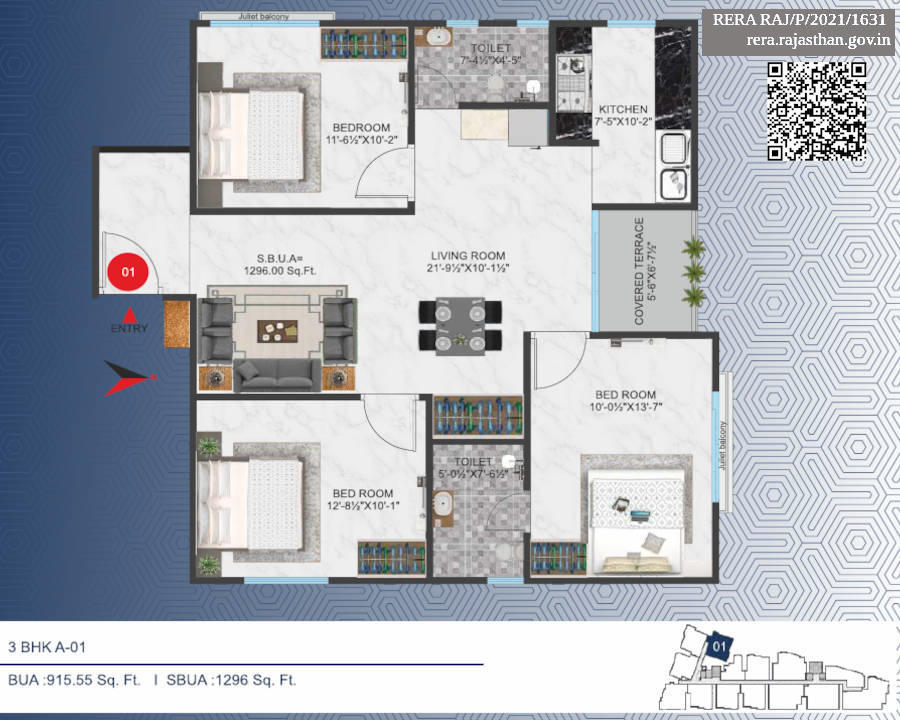 Platinum Greens 3bhk
