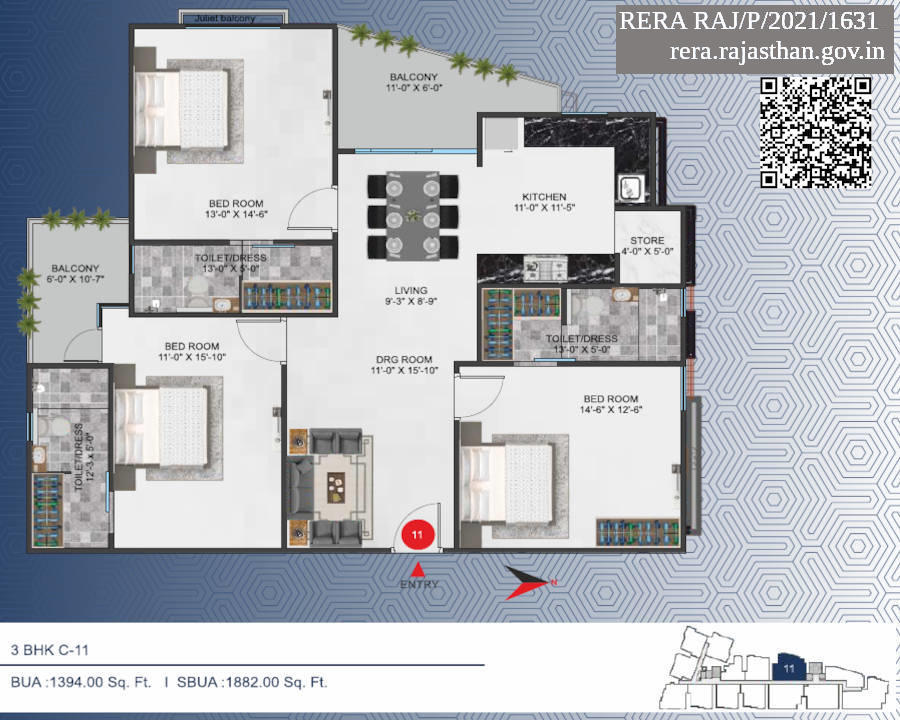 Platinum Greens 3bhk