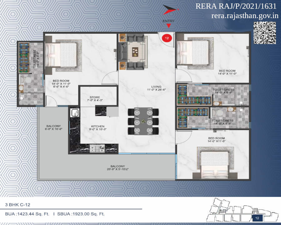 Platinum Greens 3bhk