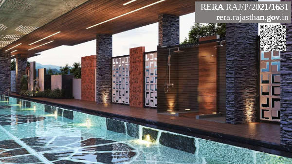 Covered Swimming Pool at Platinum Greens Lobby